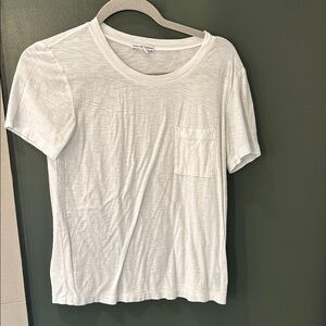 James Perse White Pocket T-Shirt